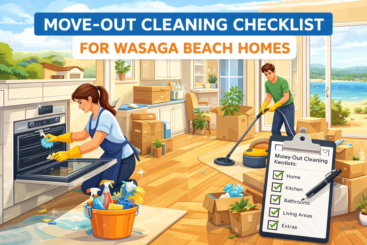 🧹 Move-Out Cleaner Checklist for Wasaga Beach Homes